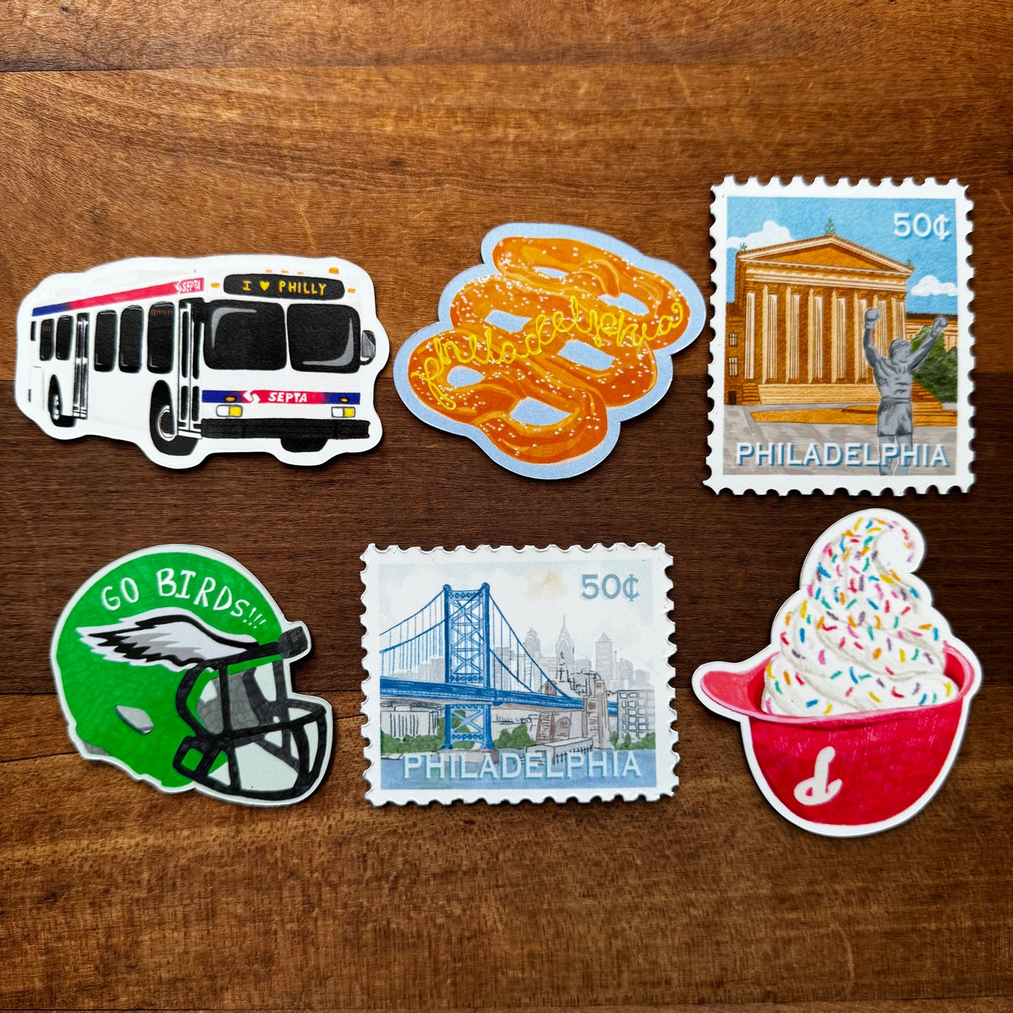 Philly Vinyl Magnets