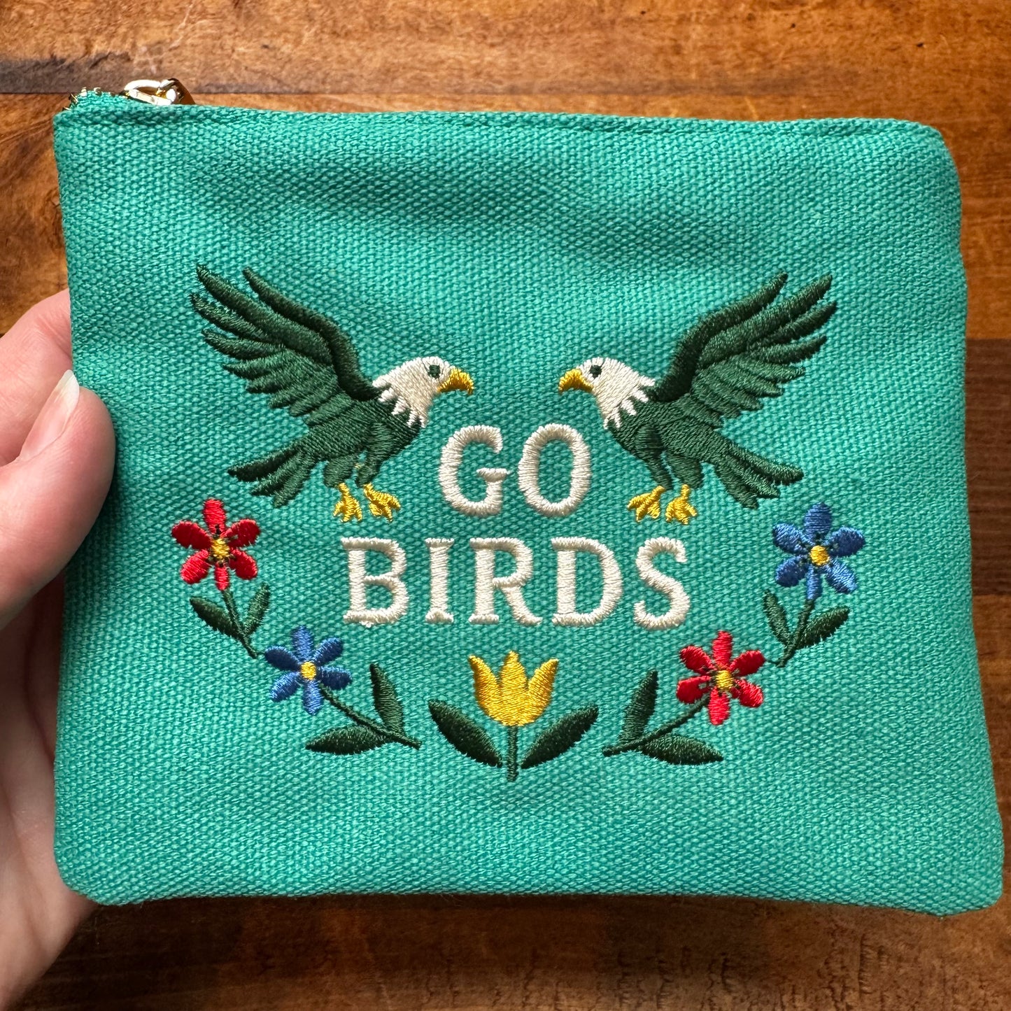 Philly Embroidered Pouches