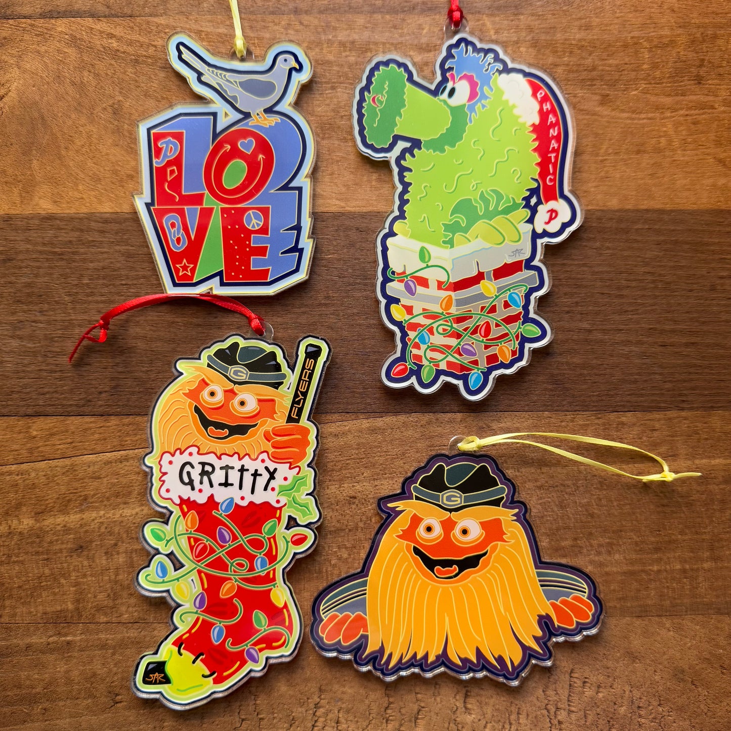 Philly Acrylic Ornaments