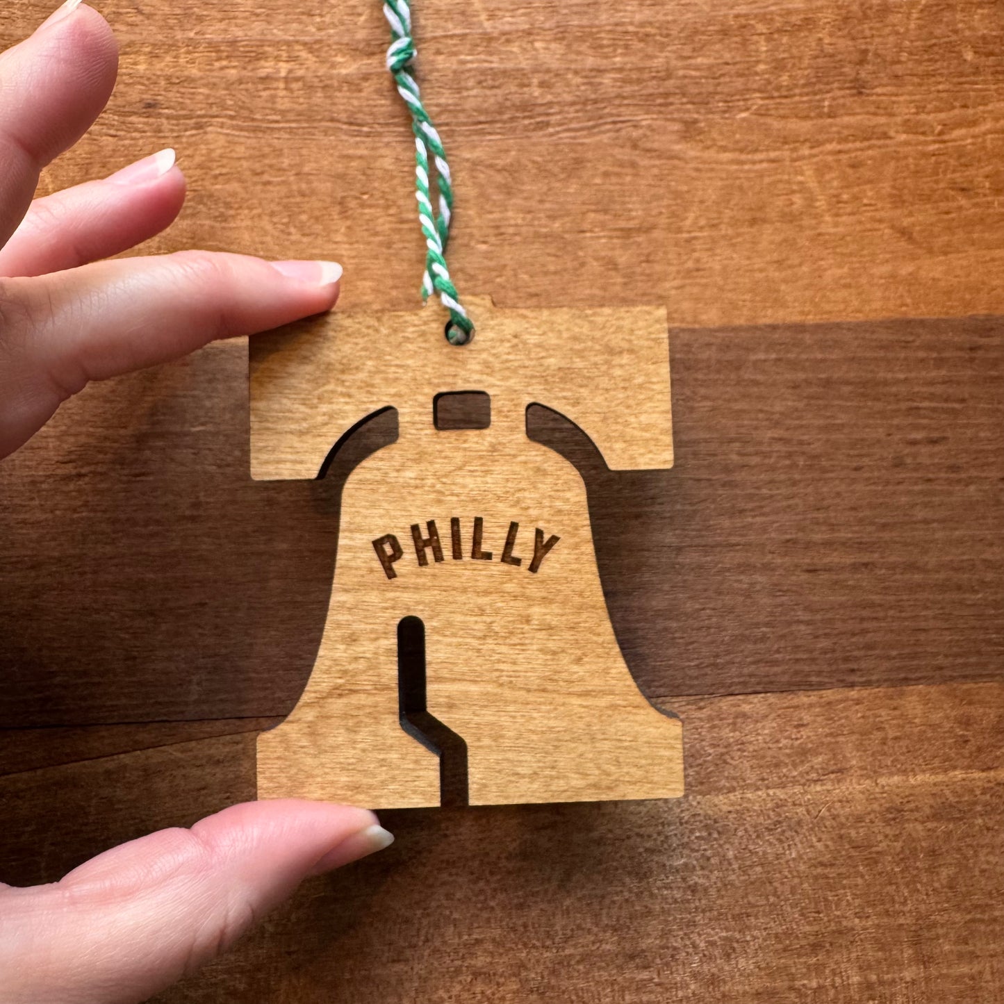 Philly Wood Ornaments