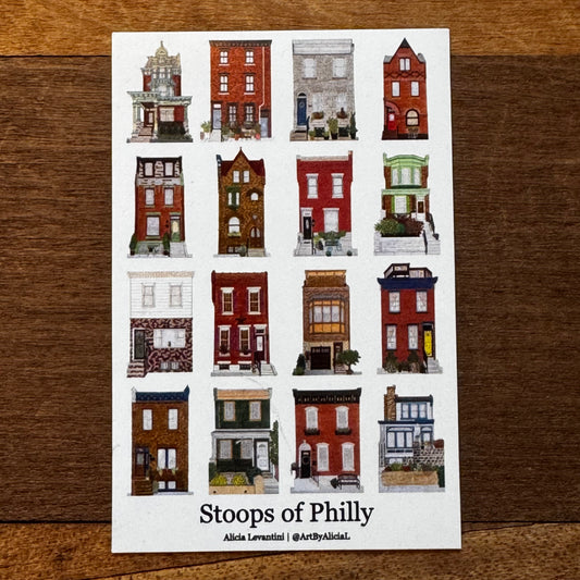 Stoops of Philly Magnet