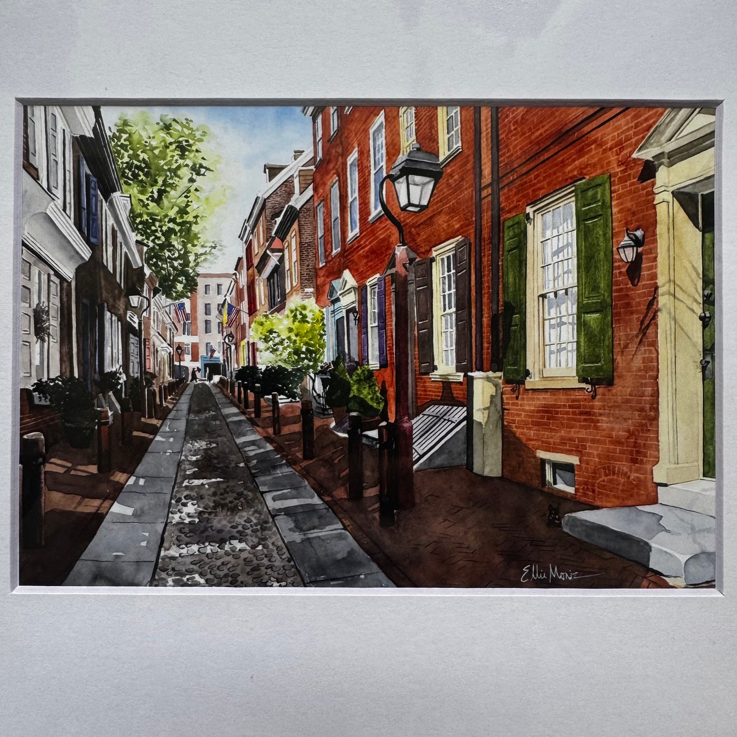 Matted Philly Watercolor Prints