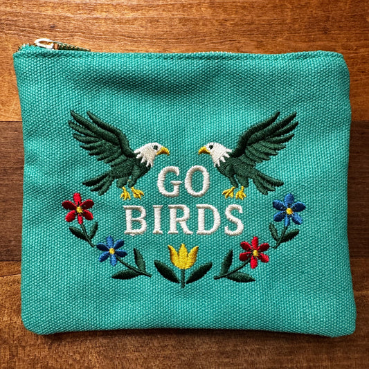 Philly Embroidered Pouches