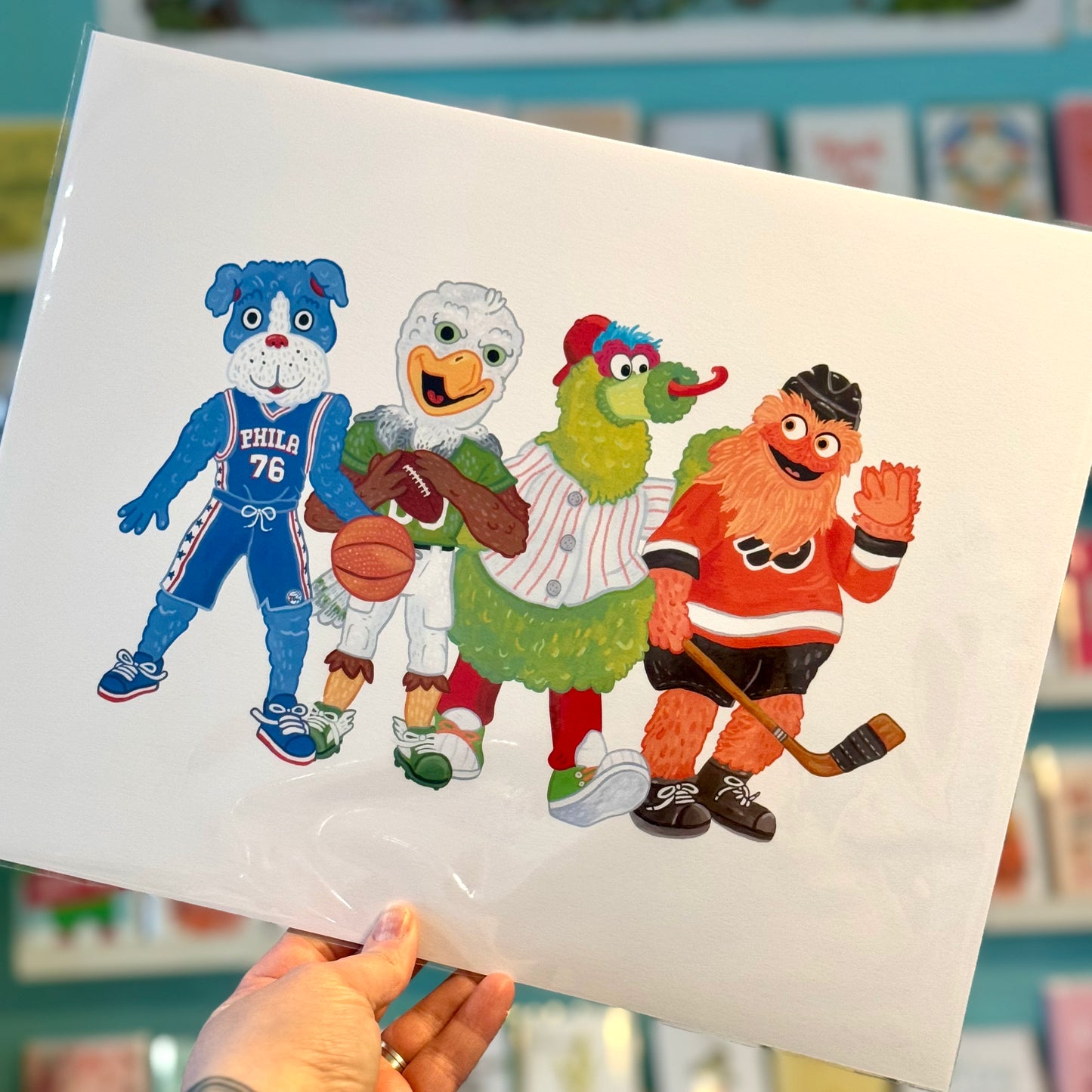 Philly Mascots Print