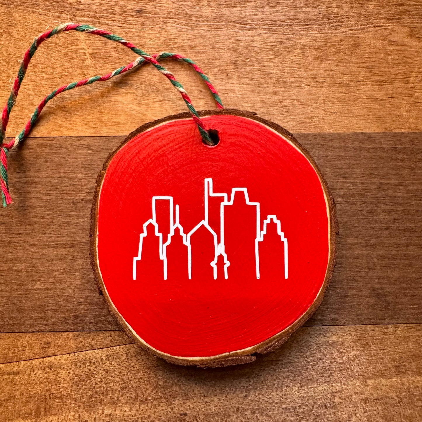 Philadelphia Wood Ornaments