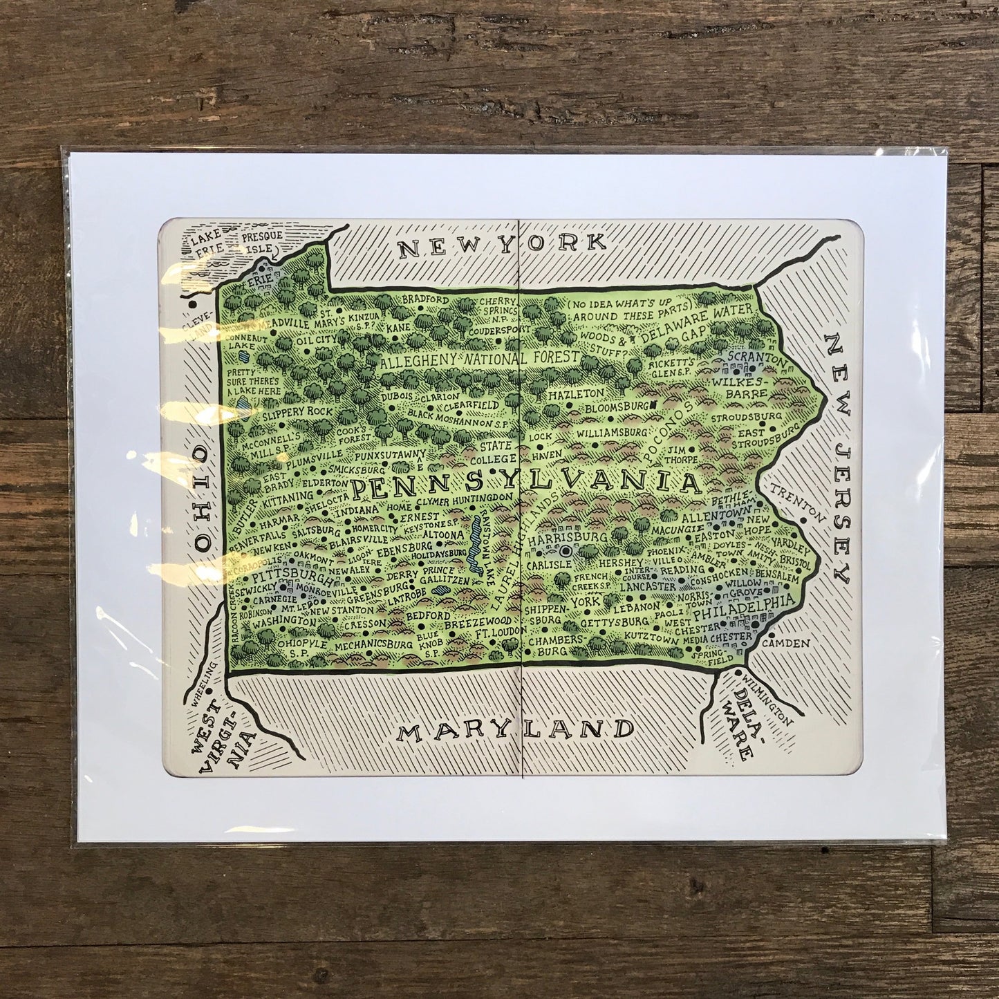Pennsylvania Memory Map